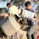 Limpieza de canales en Charata: obras de prevención