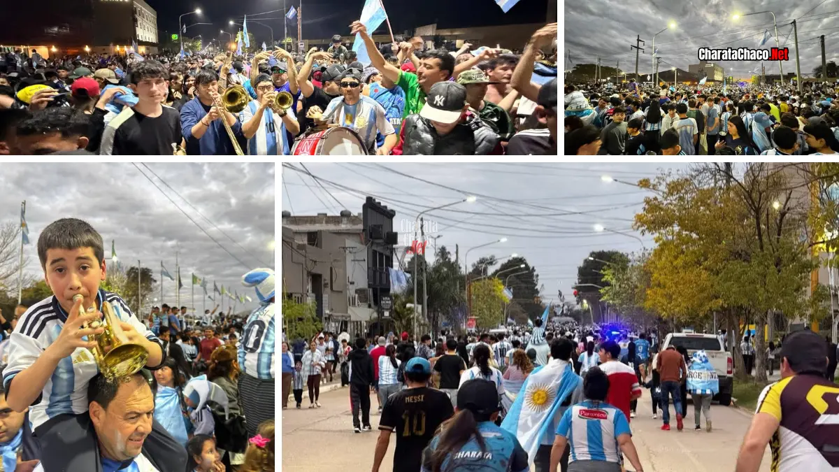 Charata hoy: así celebró el pase de Argentina a la final