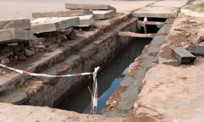 Corte de tránsito en Charata por reemplazo de losas