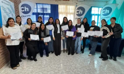 Entrega de certificados del Curso de Depilación en Charata
