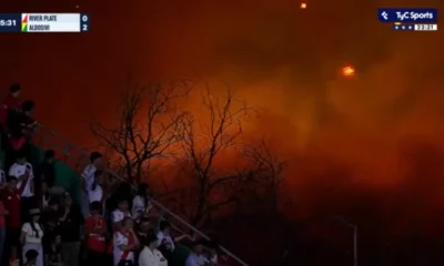 Incendio en Salta cerca del estadio donde juega River con Aldosivi