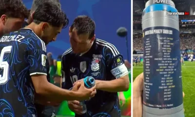Machete de Pickford: la viral reacción de Messi