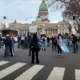 CGT y jubilados marcharon al Congreso: incidentes en Avellaneda