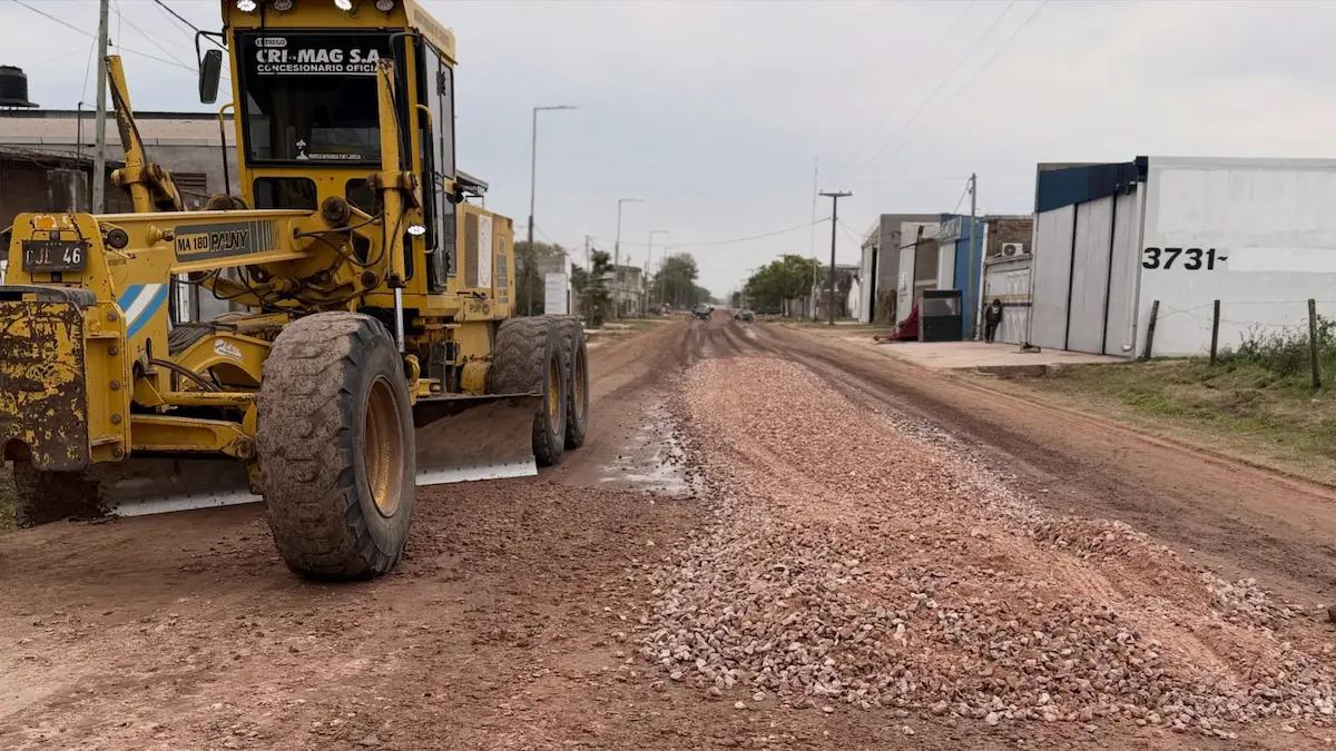 Obras de mejoramiento vial en Charata: qué calles alcanza