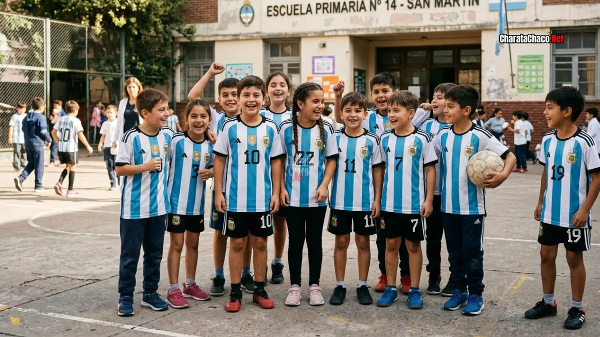 Sin clases en el turno tarde en Chaco por Argentina-Inglaterra