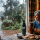 Torta frita y mate en Charata: la postal de cada lluvia