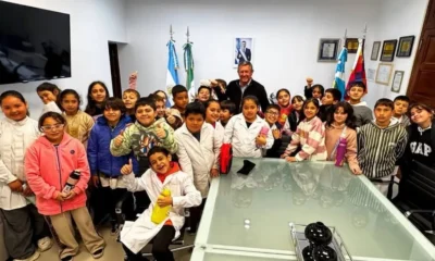 Visita educativa en el Municipio de Charata: alumnos de 4°