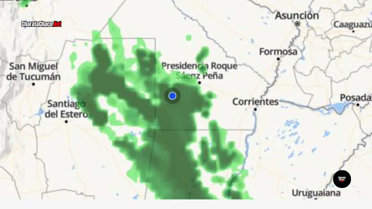 Alerta por tormenta eléctrica esta noche en Charata