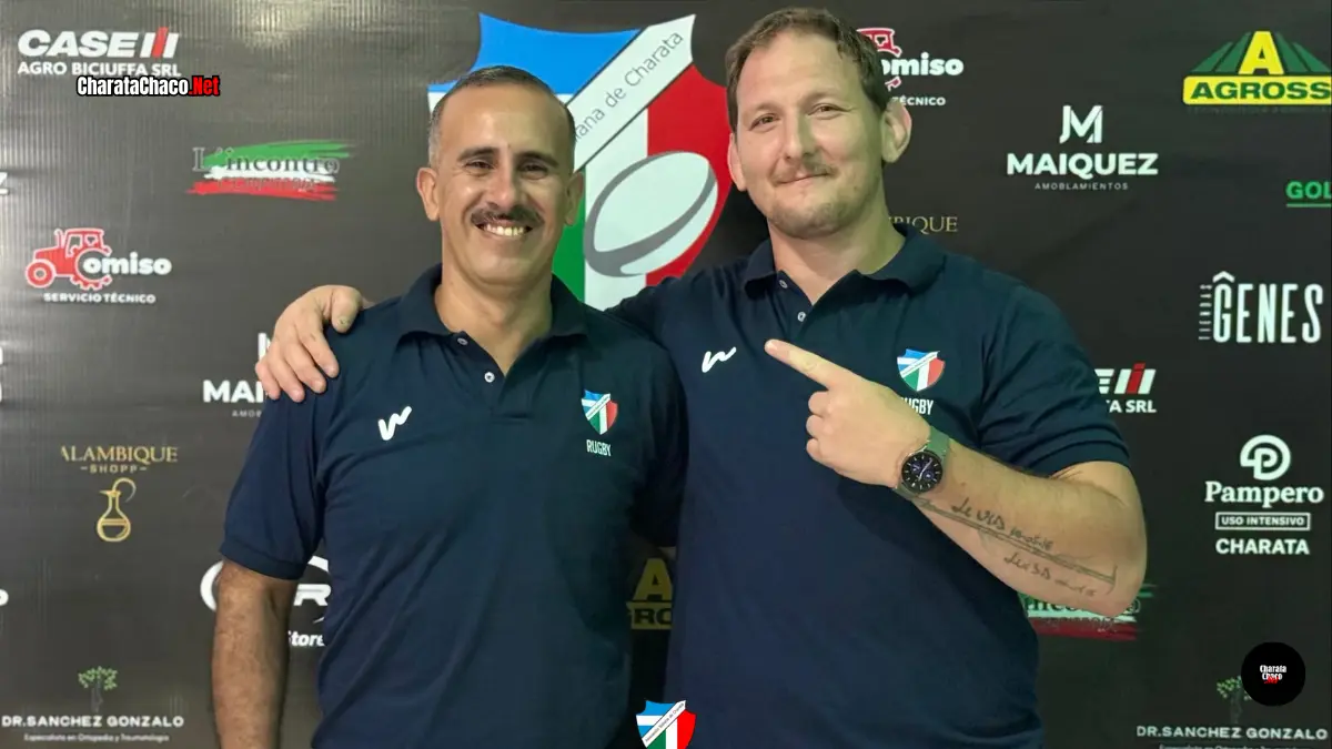 El entrenador de rugby de Italiana de Charata se va a Francia