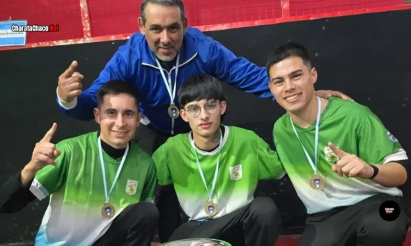 Dos jóvenes de Charata, campeones argentinos de bochas