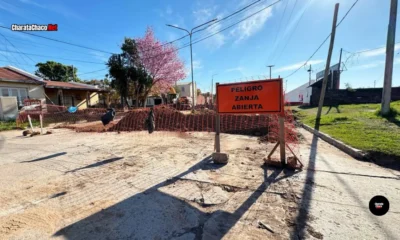 Charata: corte de tránsito en Avenida Caseros