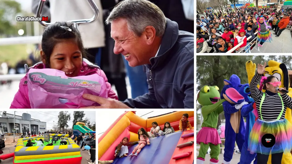 Charata celebró el Día del Niño en el Paseo del Sol
