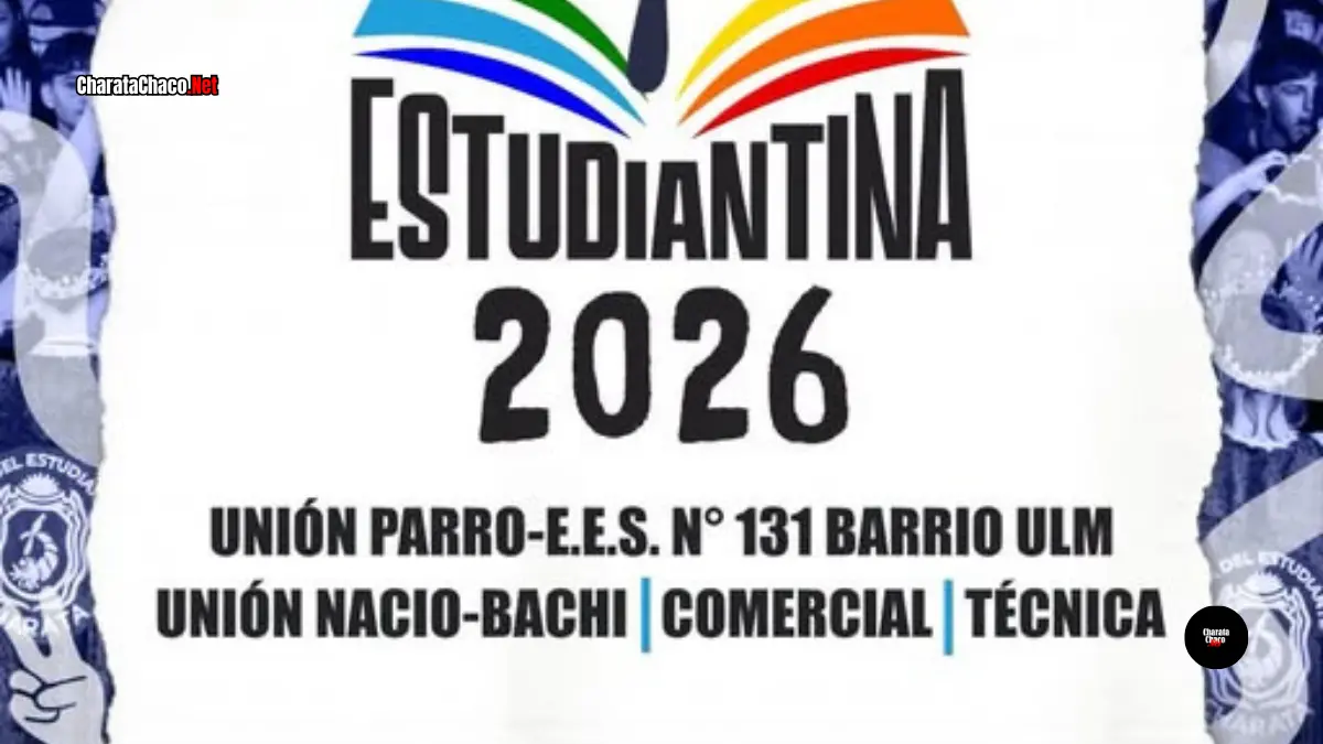 Estudiantina 2026 en Charata: fechas confirmadas