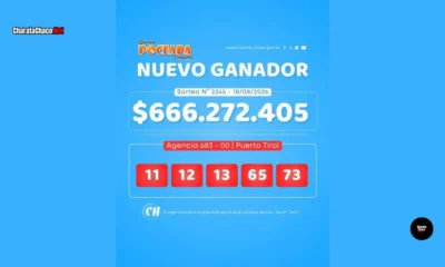 Poceada Chaqueña: ganador de más de 666 millones