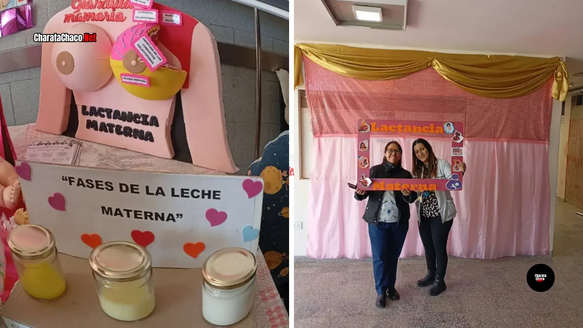 Charata cerró la Semana Mundial de la Lactancia Materna