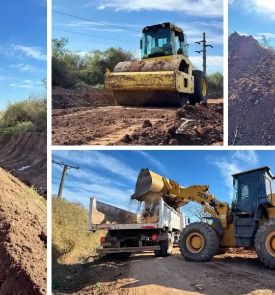 Charata avanza con obras en el barrio El Fisco