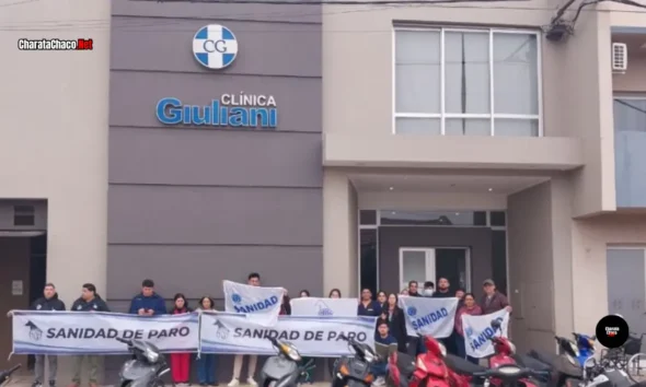 Paro en la Clínica Giuliani de Charata por salarios