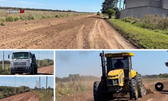 Rach destacó el trabajo para mejorar las calles de Charata