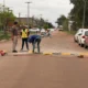 Charata instaló reductores de velocidad frente a una escuela