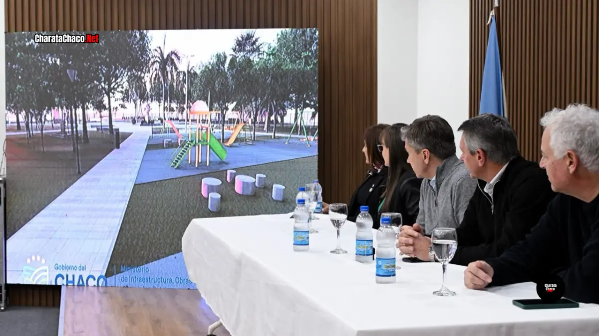 La Plaza San Martín de Charata será renovada a los 100 años