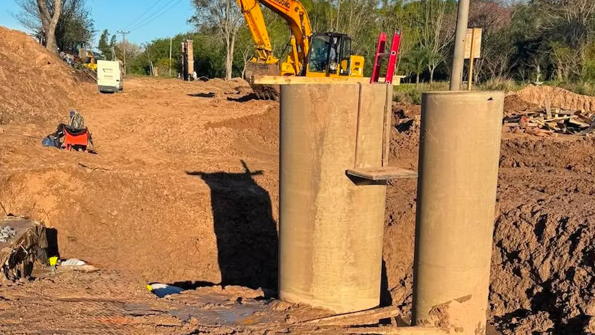 Sameep trabaja sin pausas para restablecer el agua en Charata