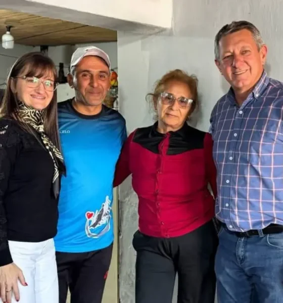 Rach y Schneider visitaron a "Agitando Pañuelos" en Charata