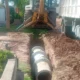 Charata avanza con obras de alcantarillado en Malvinas