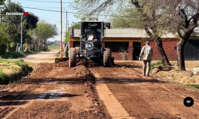 Charata mejora las calles del barrio Gendarmería