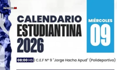 Arranca la Estudiantina 2026 en Charata con jornada deportiva