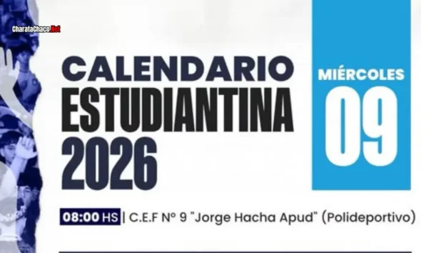 Arranca la Estudiantina 2026 en Charata con jornada deportiva