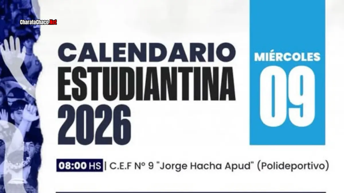 Arranca la Estudiantina 2026 en Charata con jornada deportiva