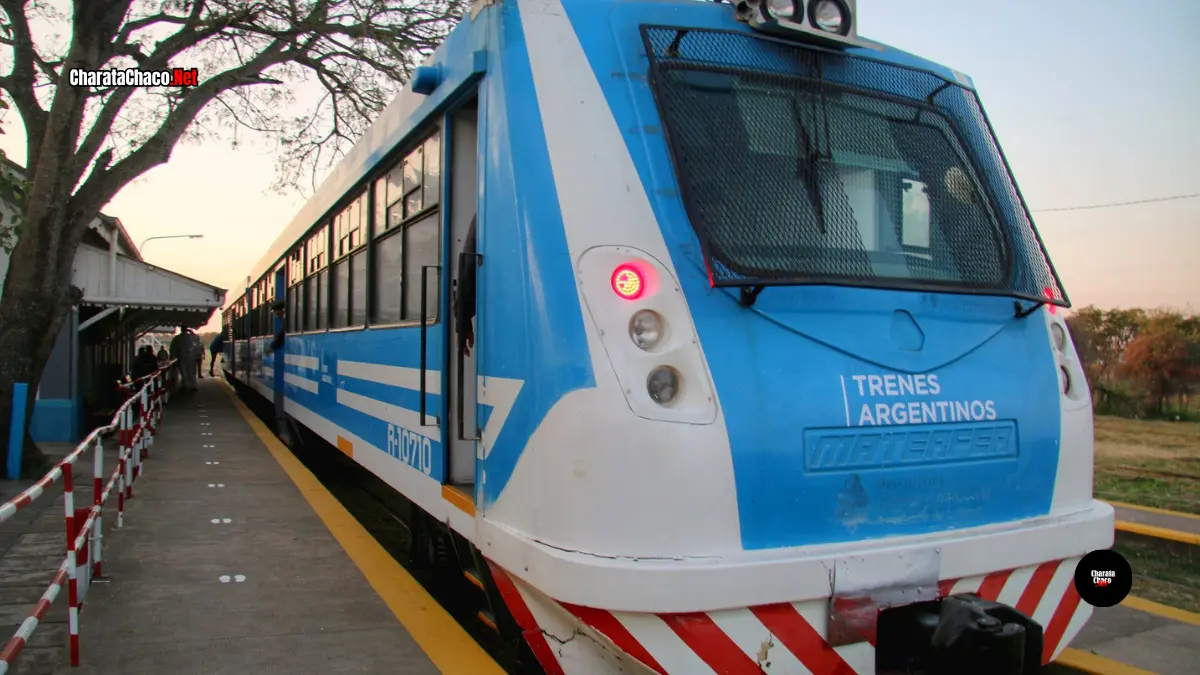 Cancelan el tren de pasajeros que pasa por Charata