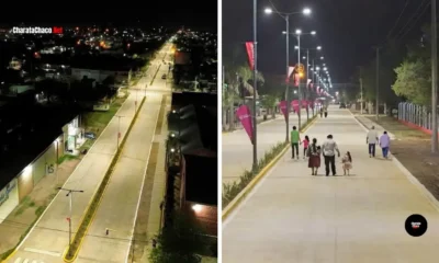Charata inauguró la pavimentación de la Avenida Caseros