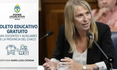 Chomiak presentó un proyecto de Boleto Educativo Gratuito