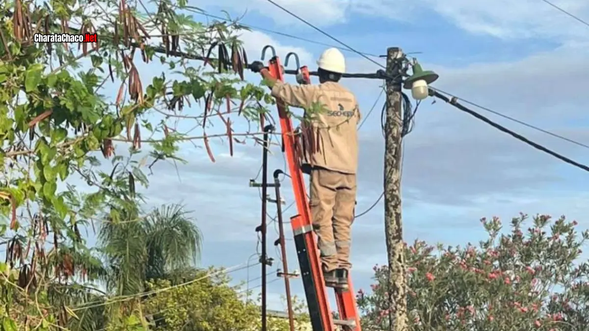 Secheep: corte de luz en Charata este martes