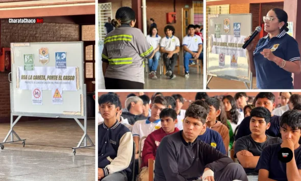 Charata lleva educación vial a la Escuela Técnica N° 29