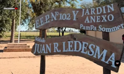 Rach saludó a la Escuela N.° 102 de Pampa Sommer por sus 100 años