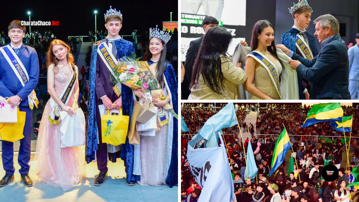 Paloma Tejedor y Mateo Rodríguez, Reina y Rey de la Estudiantina