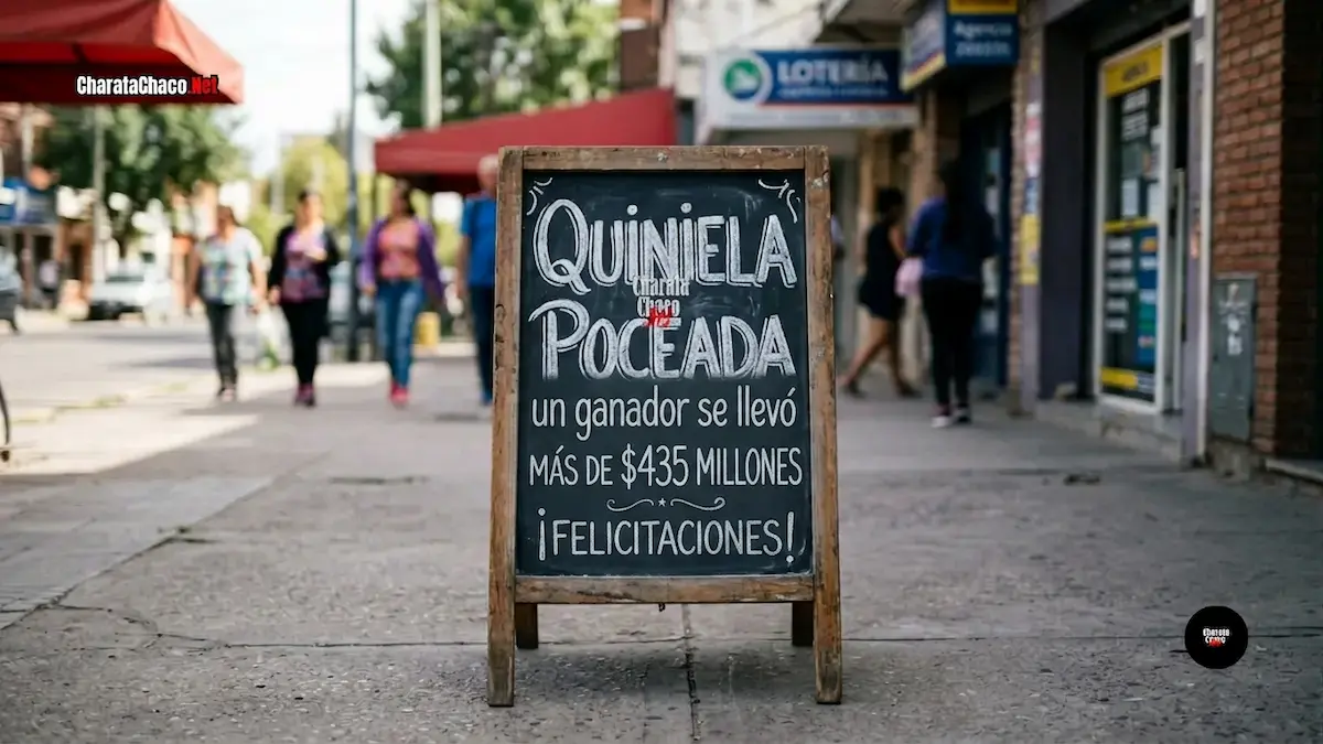 Poceada Chaqueña: ganador de más de $435 millones