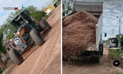 Continúan los trabajos de mejoramiento de calles en Libertad