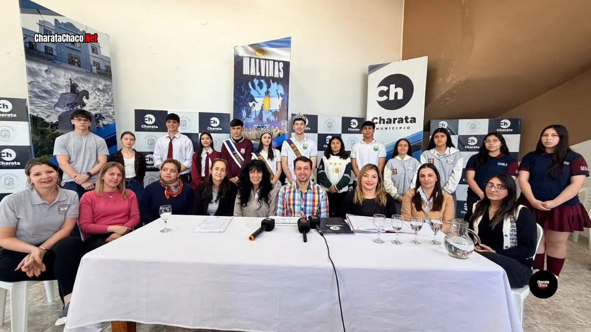 Se presentó la Estudiantina 2026 en Charata: cumple 10 años