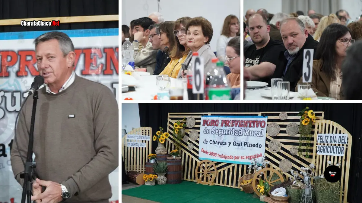 Charata celebró la Cena por el Día del Agricultor