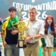 Rach felicitó a los estudiantes por la Estudiantina 2026