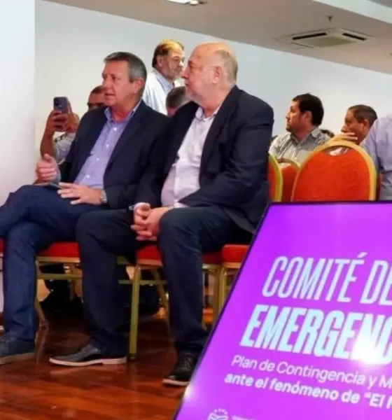 Rach participó en Sáenz Peña de la reunión por El Niño