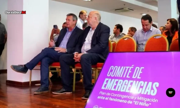Rach participó en Sáenz Peña de la reunión por El Niño