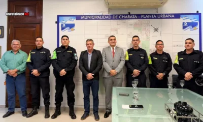 Charata presentó al nuevo jefe de Tránsito y Patrulla Vial