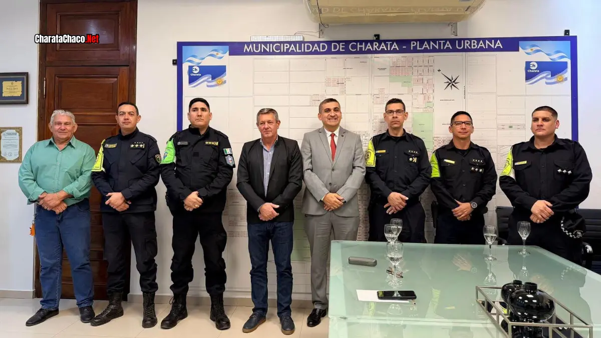Charata presentó al nuevo jefe de Tránsito y Patrulla Vial