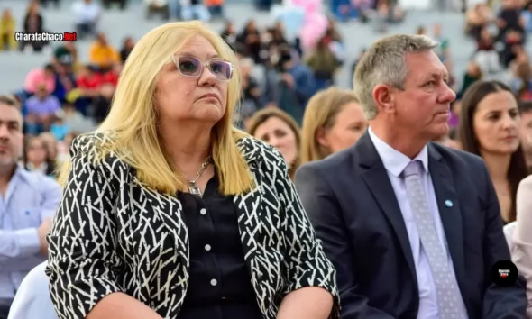 Delgado Britto visitó Charata por su aniversario