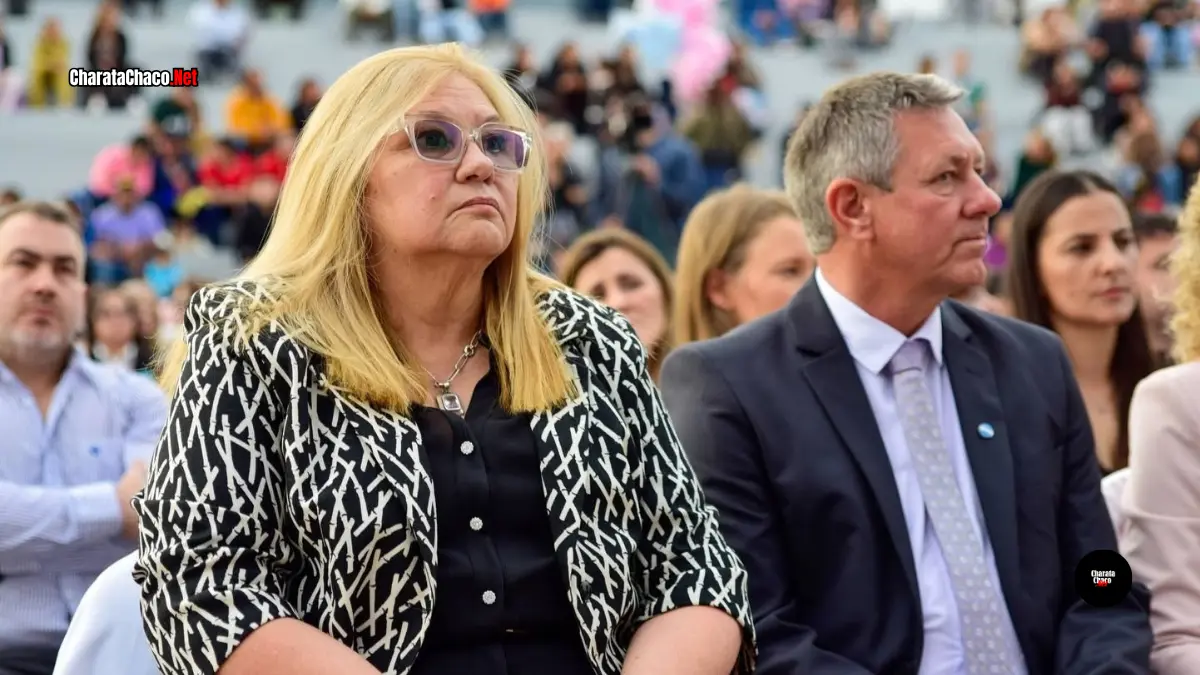 Delgado Britto visitó Charata por su aniversario
