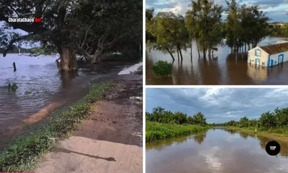 Crecida del Paraná: 7 metros en Barranqueras y alerta roja